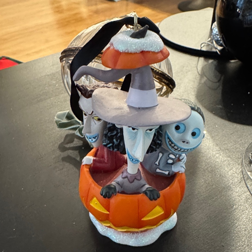 Halloween lock shock and barrel ornament